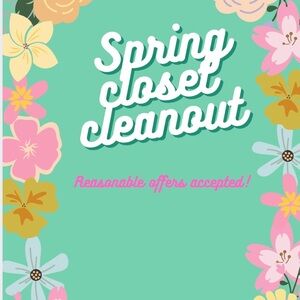 Spring Closet Cleanout
